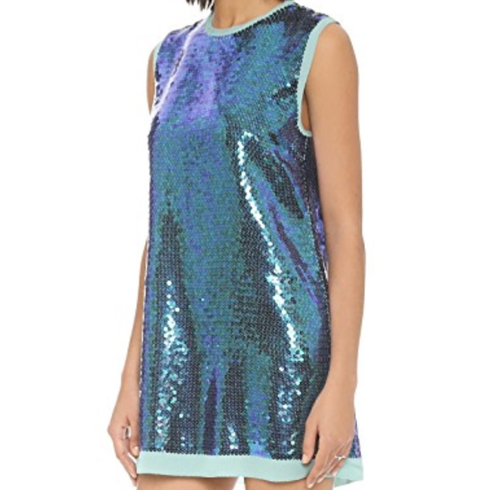 Marc by Marc Jacobs Aqua Sequin dress